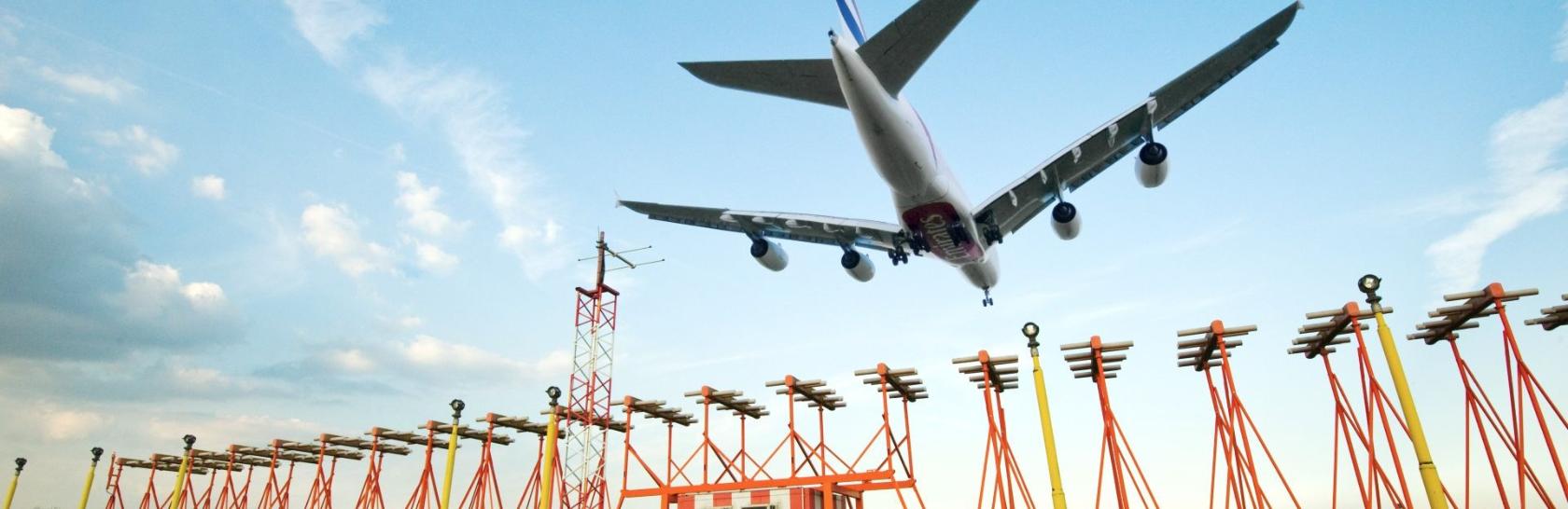 plane flying overhead