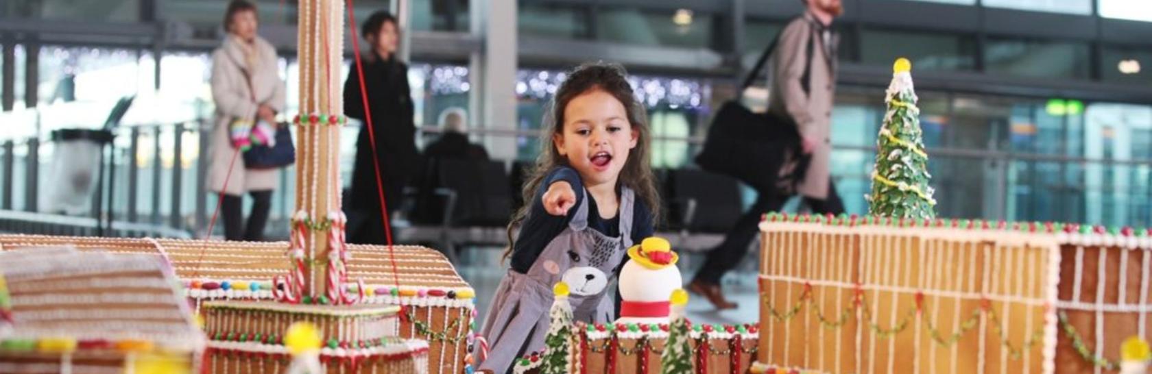 A gingerbread airport?